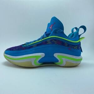 NIKE AIR JORDAN 36 Low Luka Doncic Laser Blue/Green Shoes Mens Size 6.5